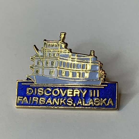 Other - Discovery III Riverboat - Fairbanks, Alaska Lapel Pin Pinback